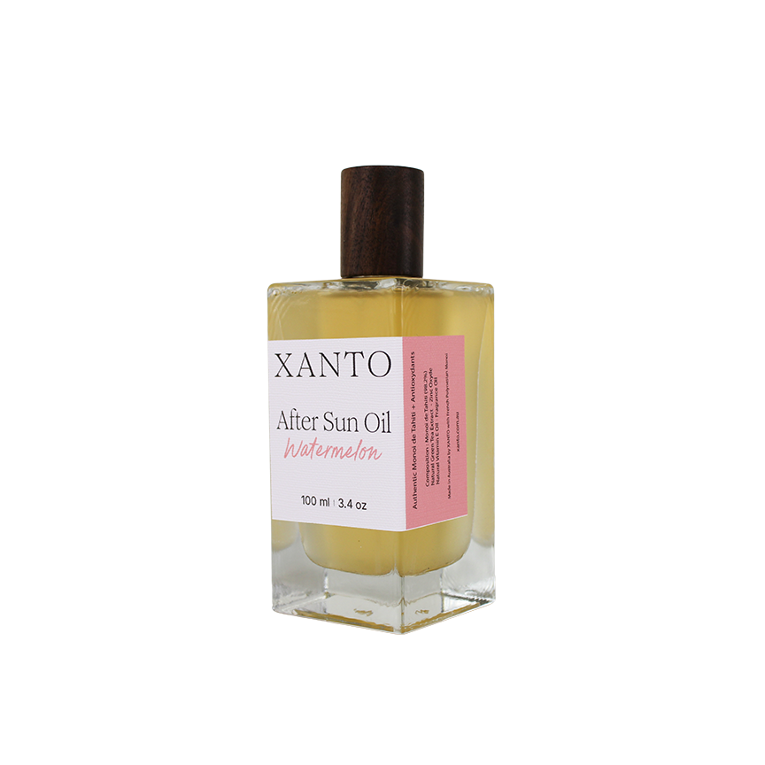 After Sun Oil with refreshing watermelon fragrance, perfect for soothing your skin after a fun beach day