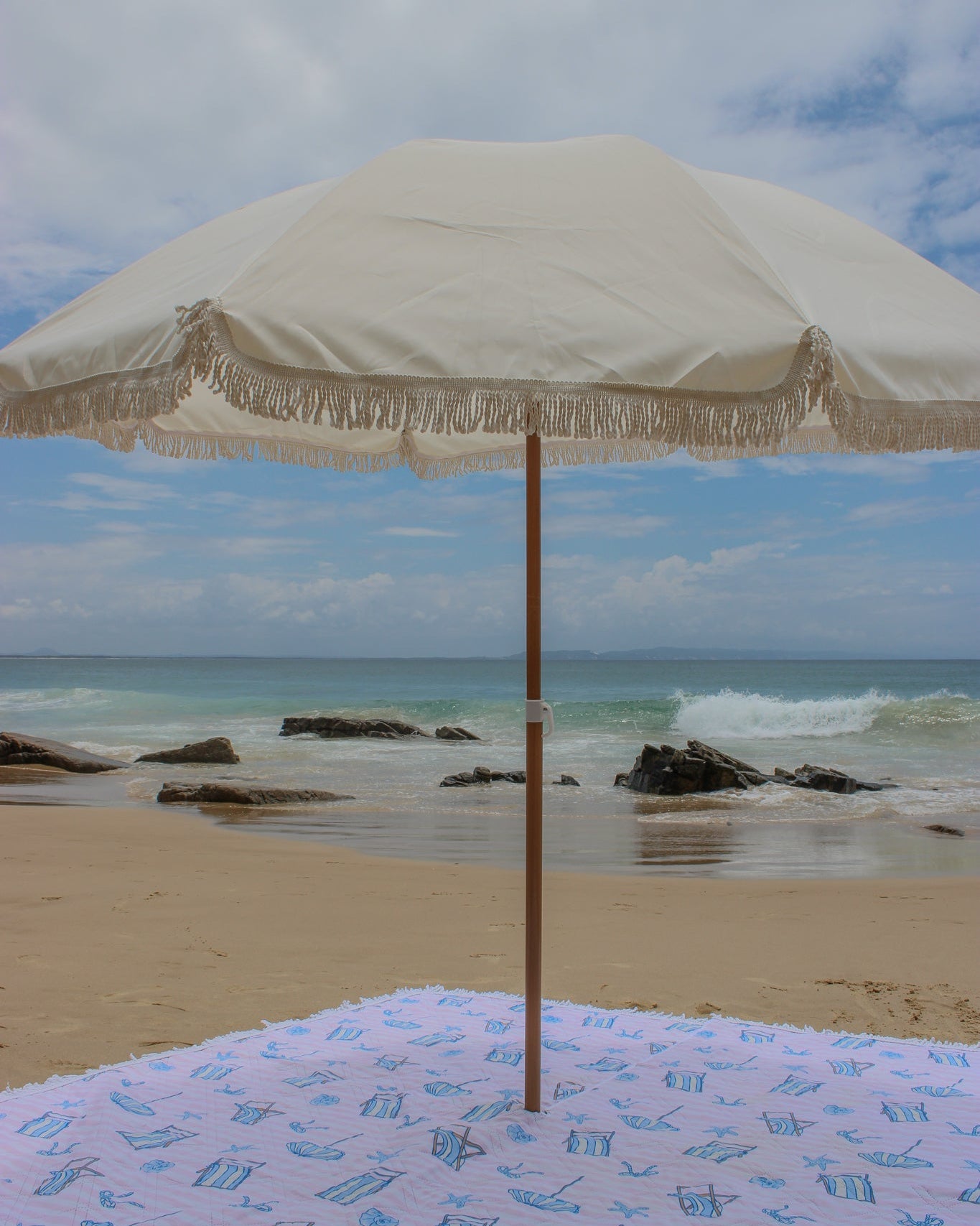 XO Beach Blanket - Candy Stripes