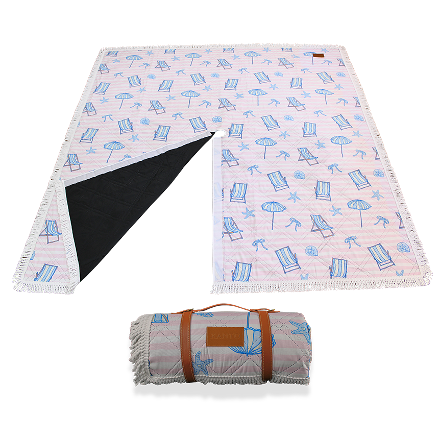 XO Beach Blanket - Candy Stripes